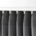 Затемнювальні штори IKEA MAJGULL сірий 145x300 см (804.178.15)