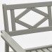Стілець з підлокітниками IKEA BONDHOLMEN сад балкон сірий (804.206.29)