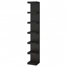 Полиця IKEA LACK чорно-коричневий 30x190 см (804.305.91)