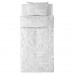 Комплект постільної білизни IKEA UPPTAG сірий 150x200/50x60 см (804.403.16)