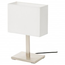Лампа настільна IKEA TOMELILLA нікельований білий 36 см (804.504.14)