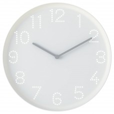 Годинник IKEA TROMMA білий 25 см (804.542.90)