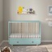Кроватка детская IKEA MYLLRA светлая бирюза 60x120 см (804.626.19)