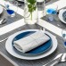 Рушник кухонний IKEA SANDVIVA синій 35x35 см (804.643.88)