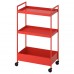 Тележка IKEA NISSAFORS красно-оранжевый 50.5x30x83 см (804.657.45)