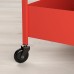 Тележка IKEA NISSAFORS красно-оранжевый 50.5x30x83 см (804.657.45)