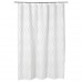 Штора для ванной IKEA BASTSJON белый серый бежевый 180x200 см (804.660.66)