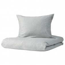 Комплект постельного белья IKEA SPJUTVIAL светло-серый 150x200/50x60 см (804.797.90)