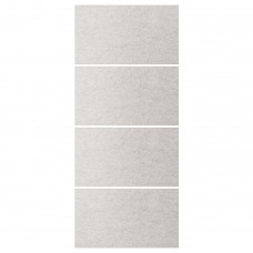 4 панели для рамы раздвижной двери IKEA STORFOSNA светло-серый 100x236 см (804.831.79)