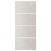 4 панелі для рами розсувних дверей IKEA STORFOSNA світло-сірий 100x236 см (804.831.79)