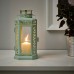 Ліхтар для формової свічки IKEA ENRUM зелений 27 см (804.835.46)