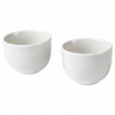 Кавова чашка IKEA LJUVARE кремово-білий 90 мл (804.852.96)