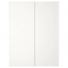 Пара розсувних дверей IKEA HASVIK білий 150x201 см (891.779.86)