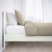 Каркас кровати IKEA SONGESAND белый ламели LEIRSUND 140x200 см (892.412.80)