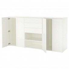 Гардероб IKEA PLATSA белый 240x57x123 см (892.521.17)