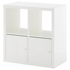 Стелаж IKEA KALLAX глянцевий білий 77x77 см (892.782.78)