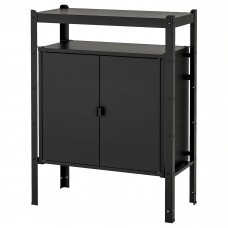 Комбінація стелажу IKEA BROR чорний 85x40x110 см (892.830.05)