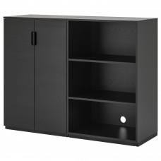 Стеллаж для книг IKEA GALANT черный 160x120 см (892.857.97)