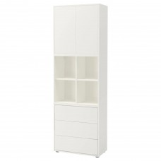 Комбінація шаф на ніжках IKEA EKET білий 70x35x212 см (892.865.08)