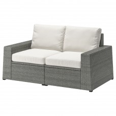 Модульний диван IKEA SOLLERON темно-сірий бежевий 161x82x88 см (892.877.44)
