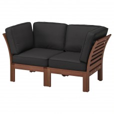Модульний диван IKEA APPLARO коричневий антрацит 160x80x86 см (893.052.91)