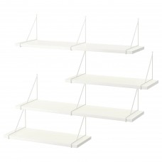 Комбінація навісних полиць IKEA BERGSHULT / PERSHULT білий білий (893.237.18)