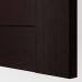 Гардероб IKEA PAX / BERGSBO чорно-коричневий 150x60x236 см (893.291.45)