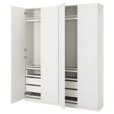 Гардероб IKEA PAX / VINTERBRO білий 200x38x236 см (893.295.60)