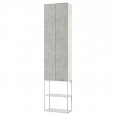 Комбінація шаф та стелажів IKEA ENHET білий 60x32x255 см (893.314.12)