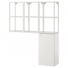 Комбинация шкафов и стеллажей IKEA ENHET белый 120x30x150 см (893.314.88)