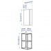 Комбінація шаф та стелажів IKEA ENHET білий 40x30x150 см (893.359.95)