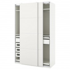 Гардероб IKEA PAX / TJORHOM білий 150x66x236 см (893.363.15)