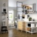 Кухня IKEA ENHET белый 183x63.5x222 см (893.374.90)