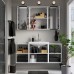 Набір меблів для ванної IKEA ENHET / TVALLEN білий 140x43x65 см (893.376.35)