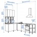 Угловая кухня IKEA ENHET белый (893.378.95)
