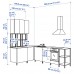 Угловая кухня IKEA ENHET антрацит (893.379.04)