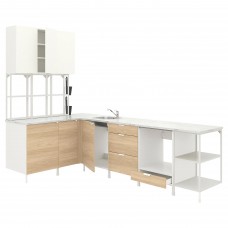 Угловая кухня IKEA ENHET белый (893.379.18)