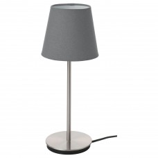 Лампа настільна IKEA SKOTTORP / SKAFTET сірий нікельований (893.860.08)