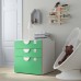 Комод з 3 шухлядами IKEA SMASTAD / PLATSA білий зелений 60x57x63 см (893.875.69)