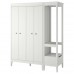 Гардероб IKEA IDANAS білий 180x59x211 см (893.882.91)
