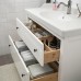 Набір меблів для ванної IKEA HEMNES / RATTVIKEN білий 102 см (893.884.46)