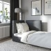 Модуль дивана-ліжка зі спинкою IKEA VALLENTUNA темно-сірий (893.956.87)