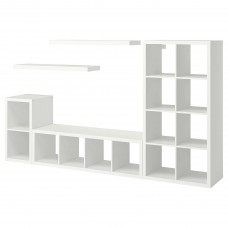 Комбінація меблів IKEA KALLAX / LACK білий 266x39x147 см (893.986.76)