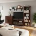 Комбінація шаф для TV IKEA BRUSALI / BERGSHULT коричневий 267x48x190 см (893.987.04)