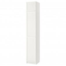 Книжкова шафа IKEA BILLY / OXBERG білий 40x42x237 см (894.248.35)