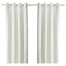 Затемняющие гардины IKEA MERETE белый 145x300 см (900.468.43)