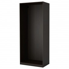 Каркас гардероба IKEA PAX чорно-коричневий 100x58x236 см (901.215.83)