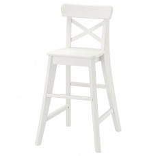 Детский стул IKEA INGOLF белый (901.464.56)