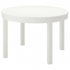 Розкладний стіл IKEA BJURSTA білий 115/166 см (902.047.43)