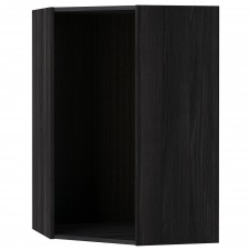Каркас кутової навісної шафи IKEA METOD чорний 68x68x100 см (902.152.80)
